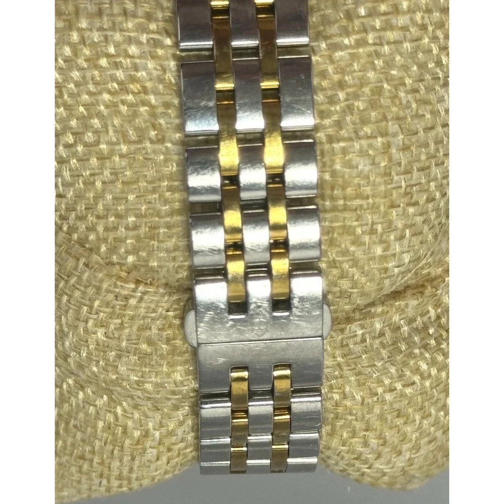 Victorinox Swiss Army Alliance 24168 Two Tone Rectangle Quartz Watch 6.75